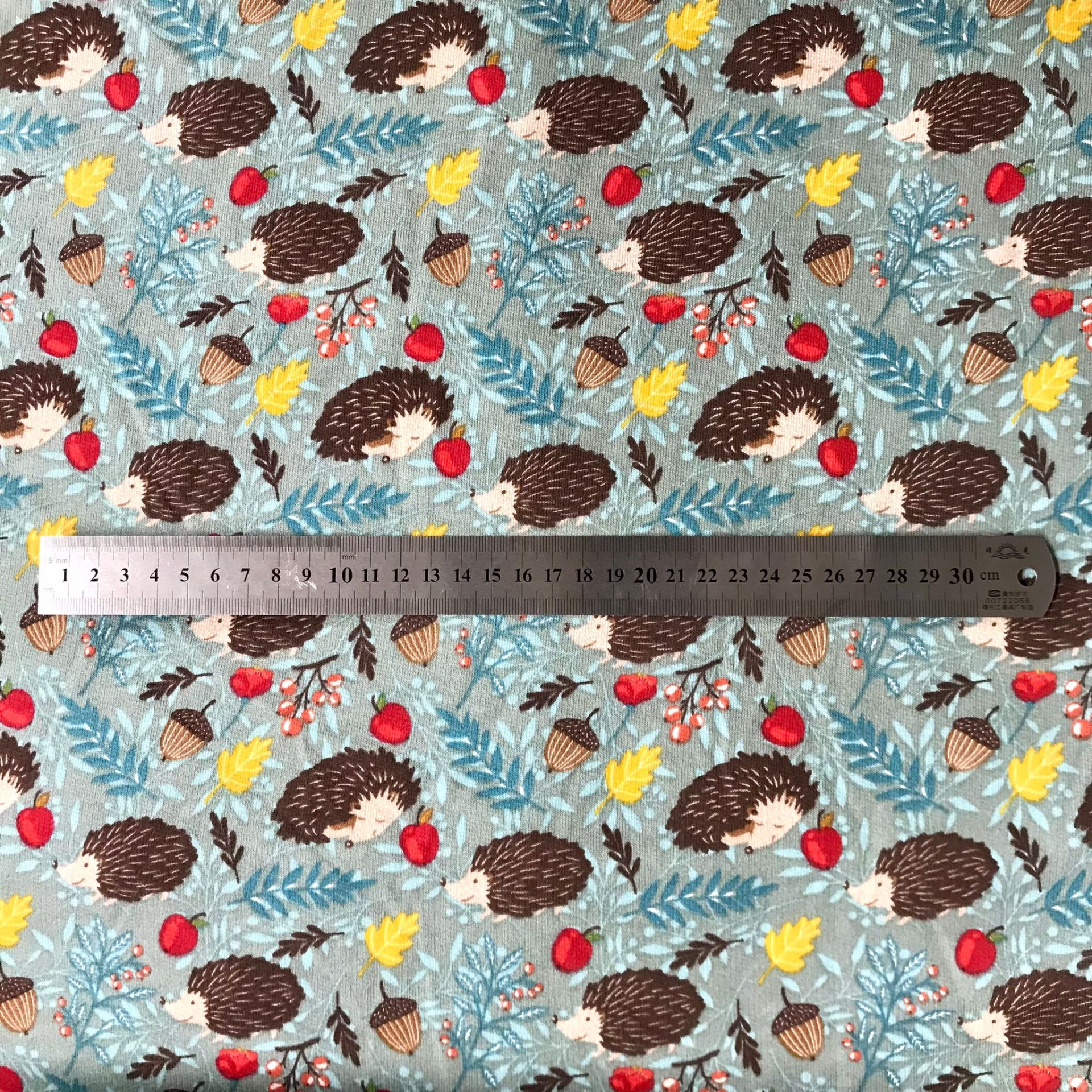 Jersey Molletonné Motif Hérisson — vue 5