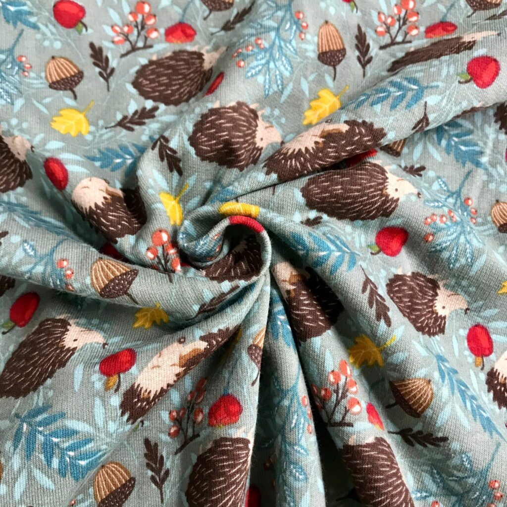 Jersey Molletonné Motif Hérisson — vue 4