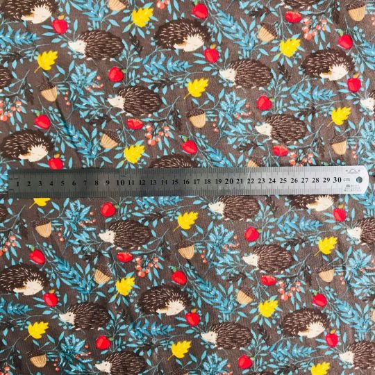 Jersey Molletonné Motif Hérisson — vue 7
