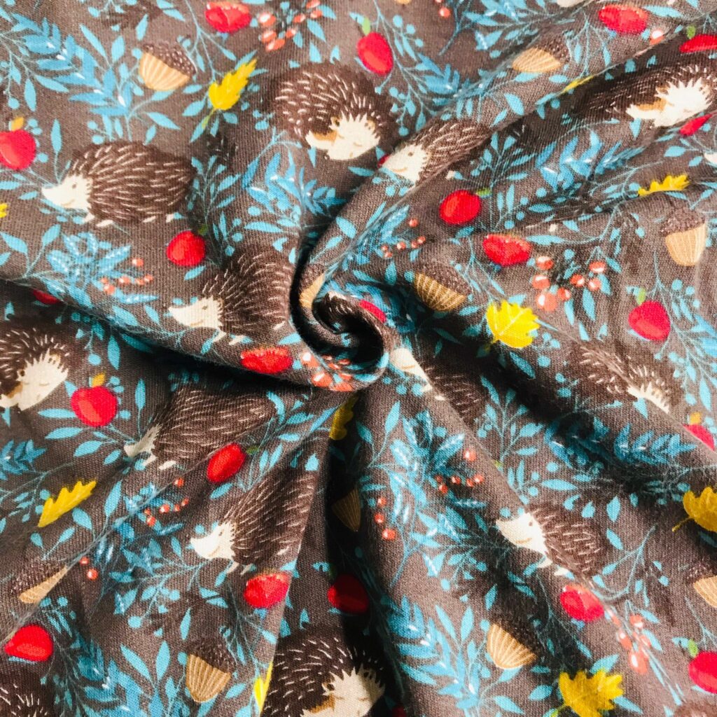 Jersey Molletonné Motif Hérisson — vue 6