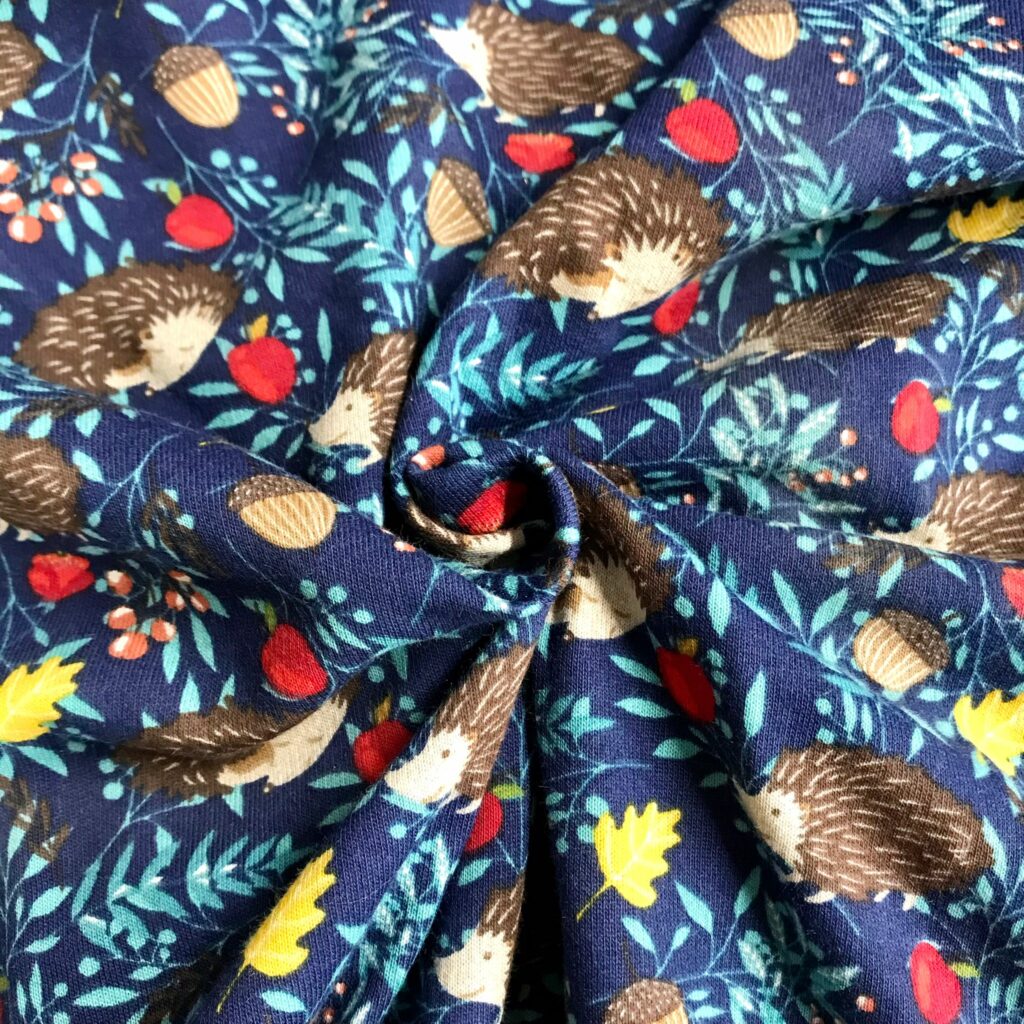 Jersey Molletonné Motif Hérisson
