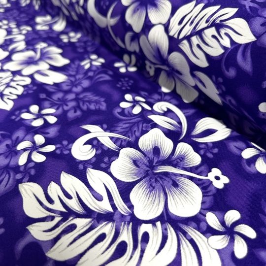 Fibrane Imprimée Hibiscus Fond Abstrait — vue 5
