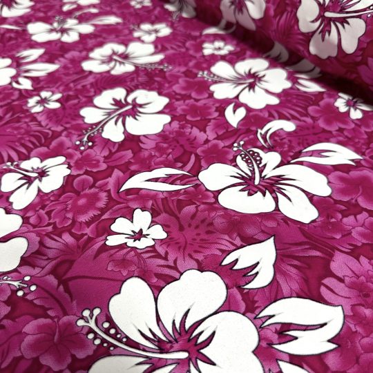 Fibrane Imprimée Hibiscus Fond Abstrait — vue 9