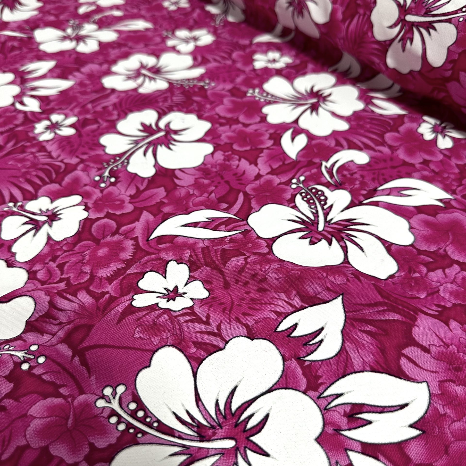 Fibrane Imprimée Hibiscus Fond Abstrait — vue 9