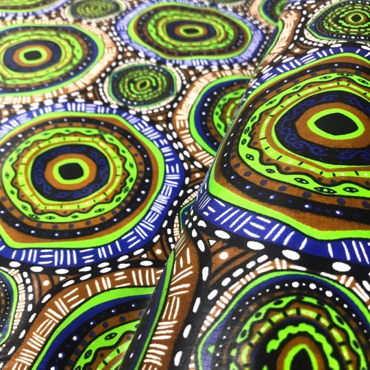 Tissu Africain Motif Circulaire