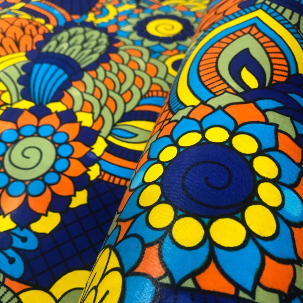 Tissu Africain Motif Geometrique Divers