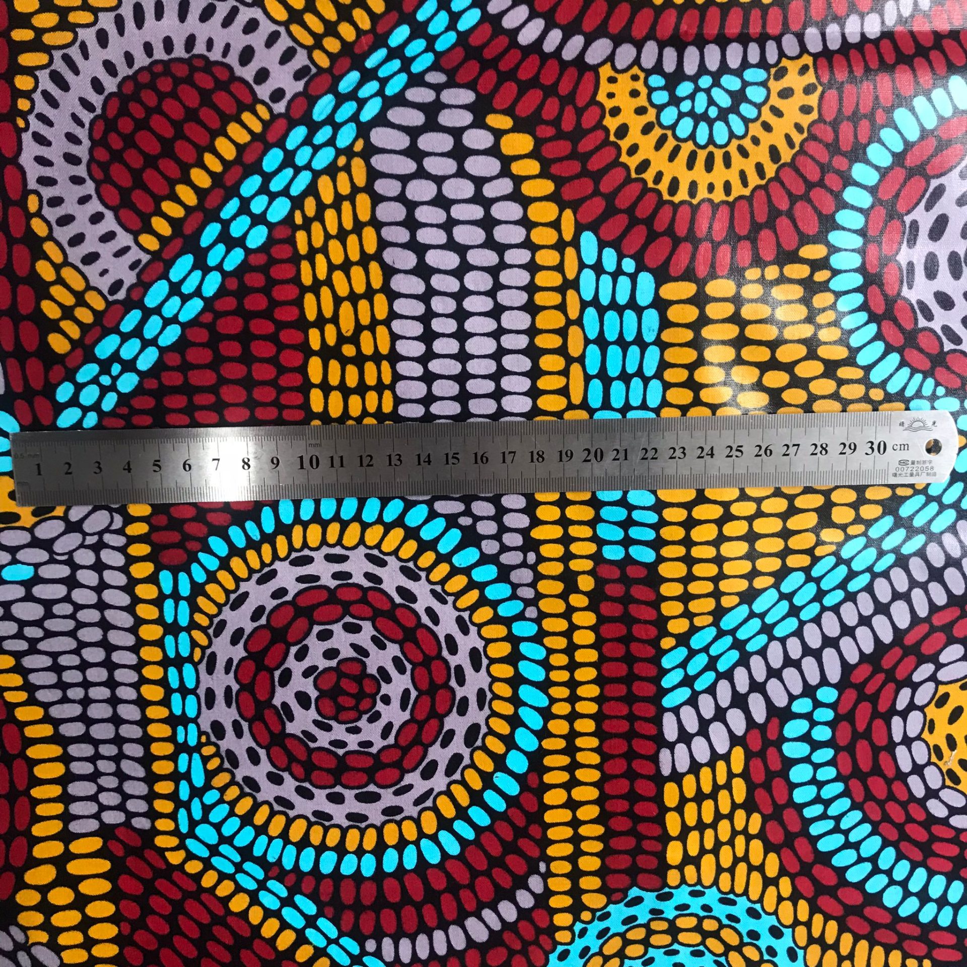 Tissu Africain Motif Géométrique Ovale — vue 3