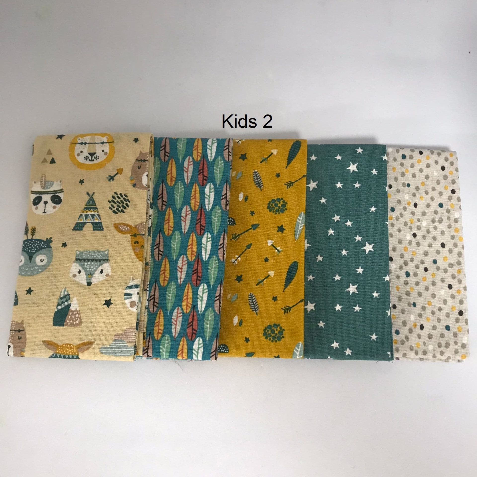 LOT DE 5 COUPONS COTON KIDS 45x55cm — vue 3