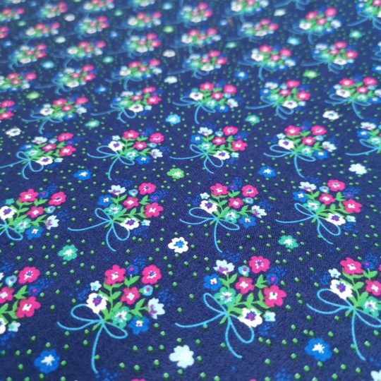 Popeline Coton Motif Bouquet De Fleurs — vue 2