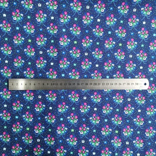Popeline Coton Motif Bouquet De Fleurs — vue 3