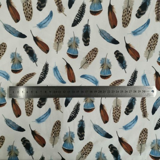 Tissu Jersey Plumes — vue 2