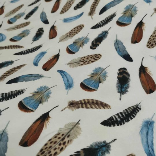 Tissu Jersey Plumes — vue 6