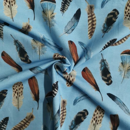 Tissu Jersey Plumes — vue 5