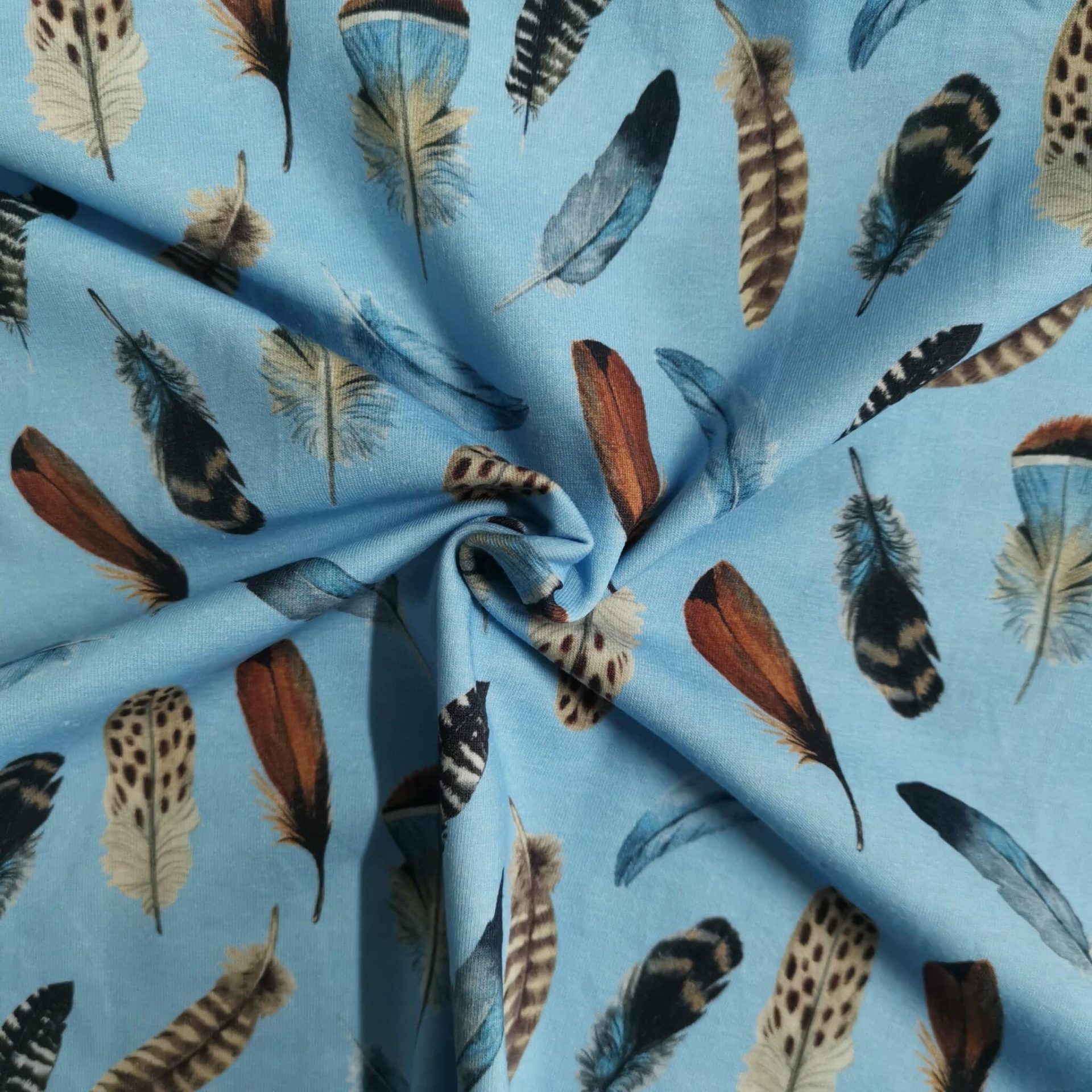 Tissu Jersey Plumes — vue 5