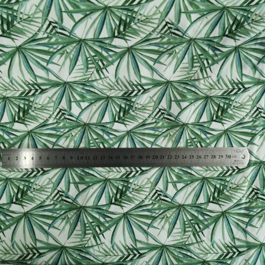 Tissu Jersey Feuilles Palmier — vue 3