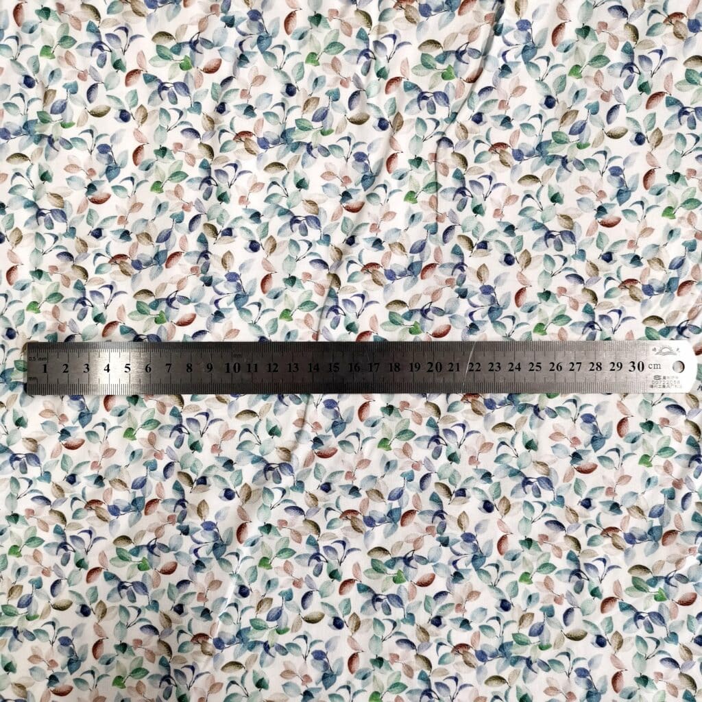 Tissu Viscose Petit Feuillage — vue 2