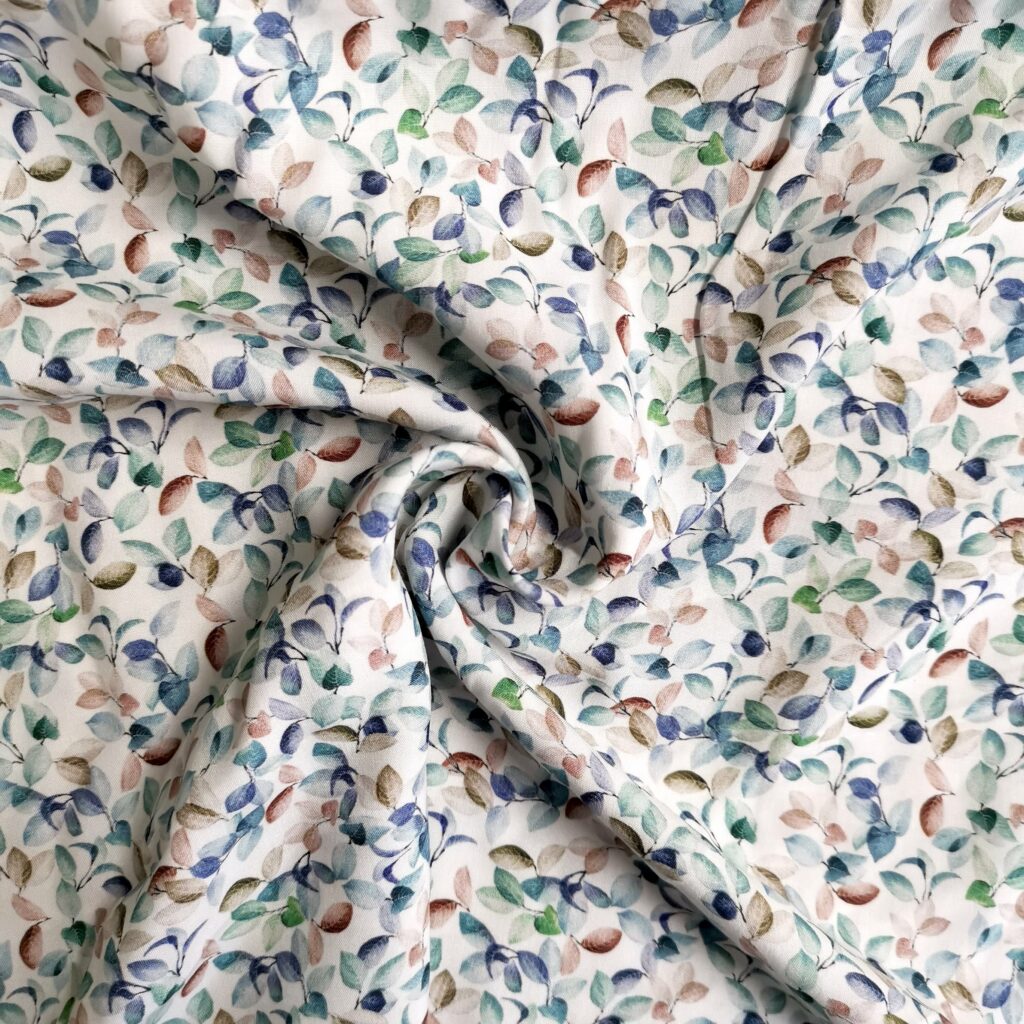 Tissu Viscose Petit Feuillage — vue 4
