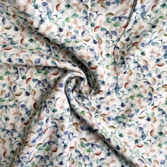 Tissu Viscose Petit Feuillage — vue 4
