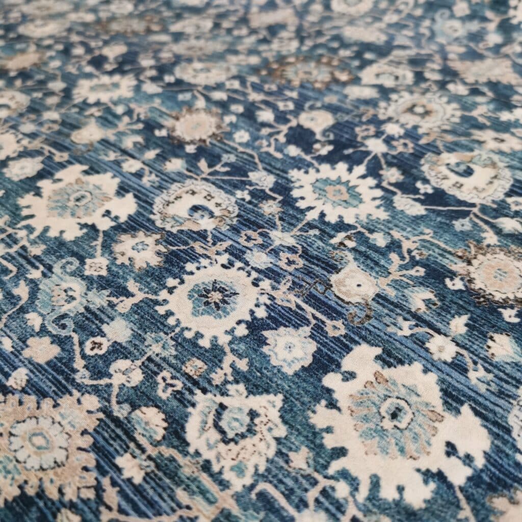 Tissu Viscose Motif Abstrait Ornements