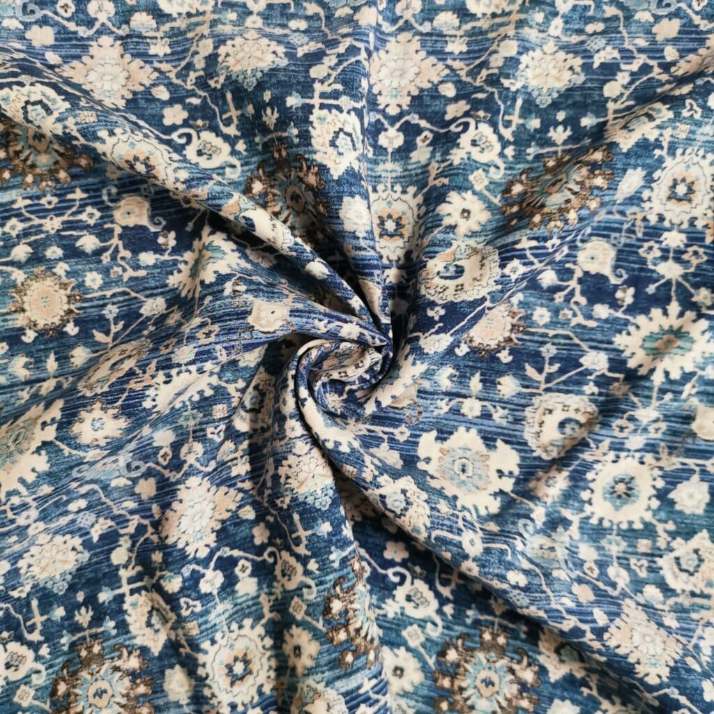 Tissu Viscose Motif Abstrait Ornements — vue 3