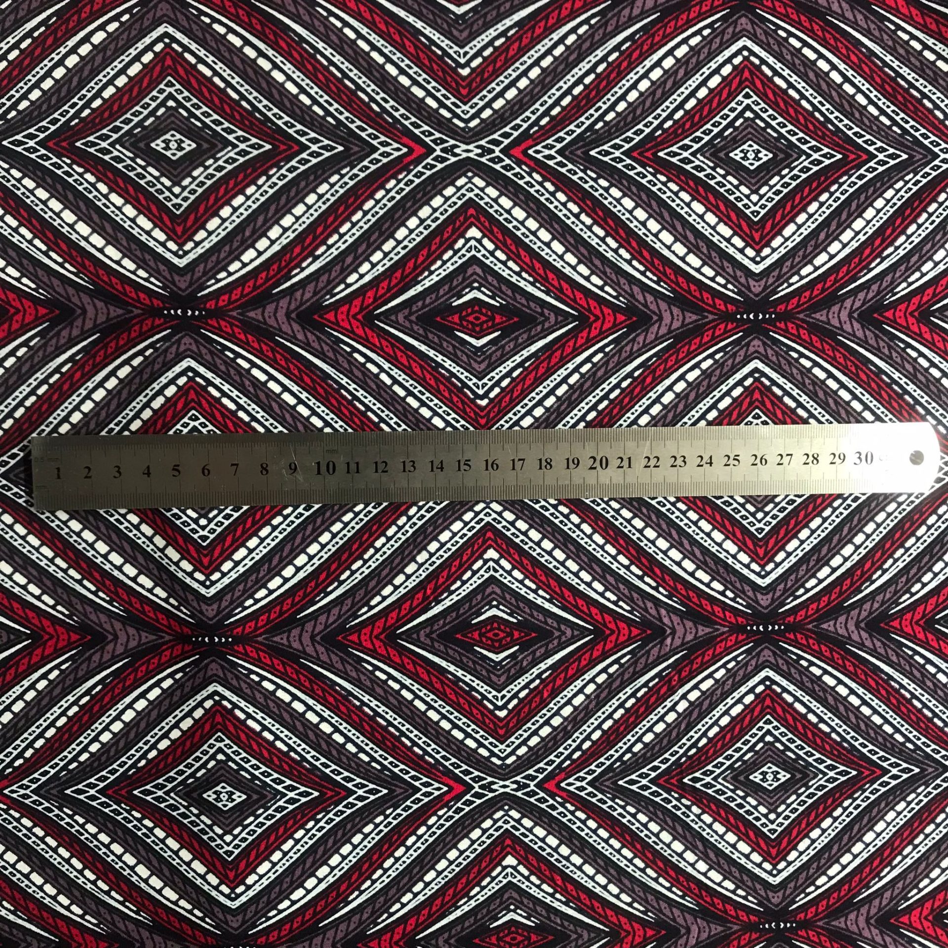 Tissu Africain Motif Illusion D’optique — vue 3