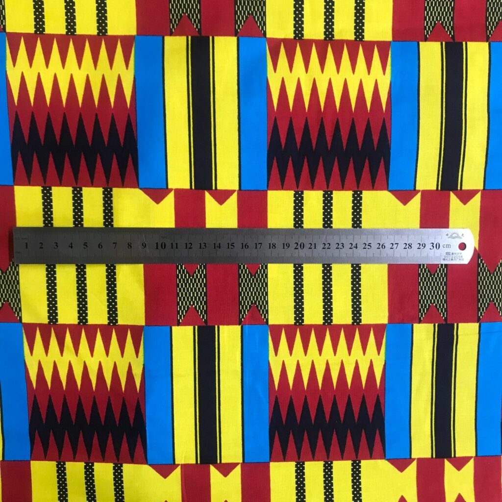 Tissu Africain Motif Géométrique — vue 3