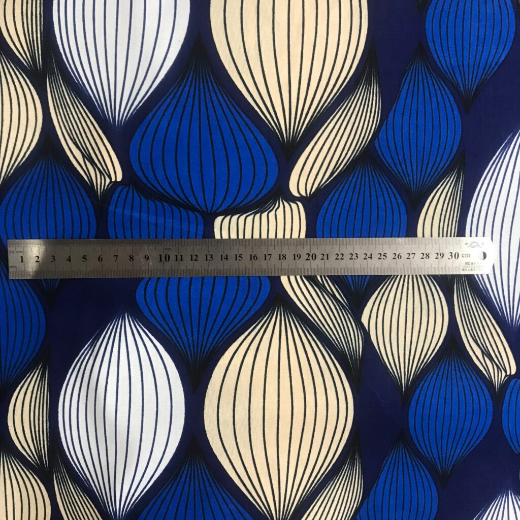 Tissu Africain Motif Ovale Abstrait — vue 3