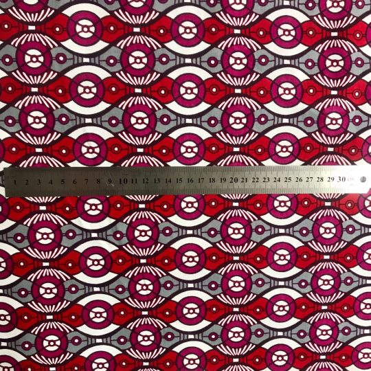 Tissu Africain Motif Rond Vague — vue 3