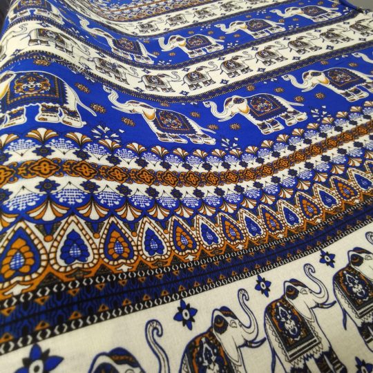 Fibrane Imprimée Éléphant Indien — vue 3