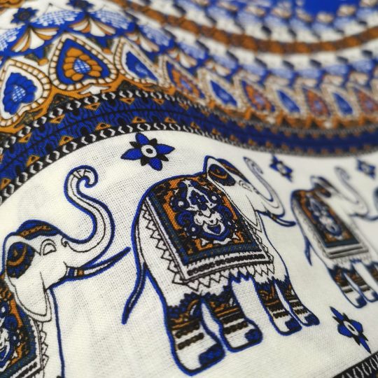 Fibrane Imprimée Éléphant Indien — vue 5