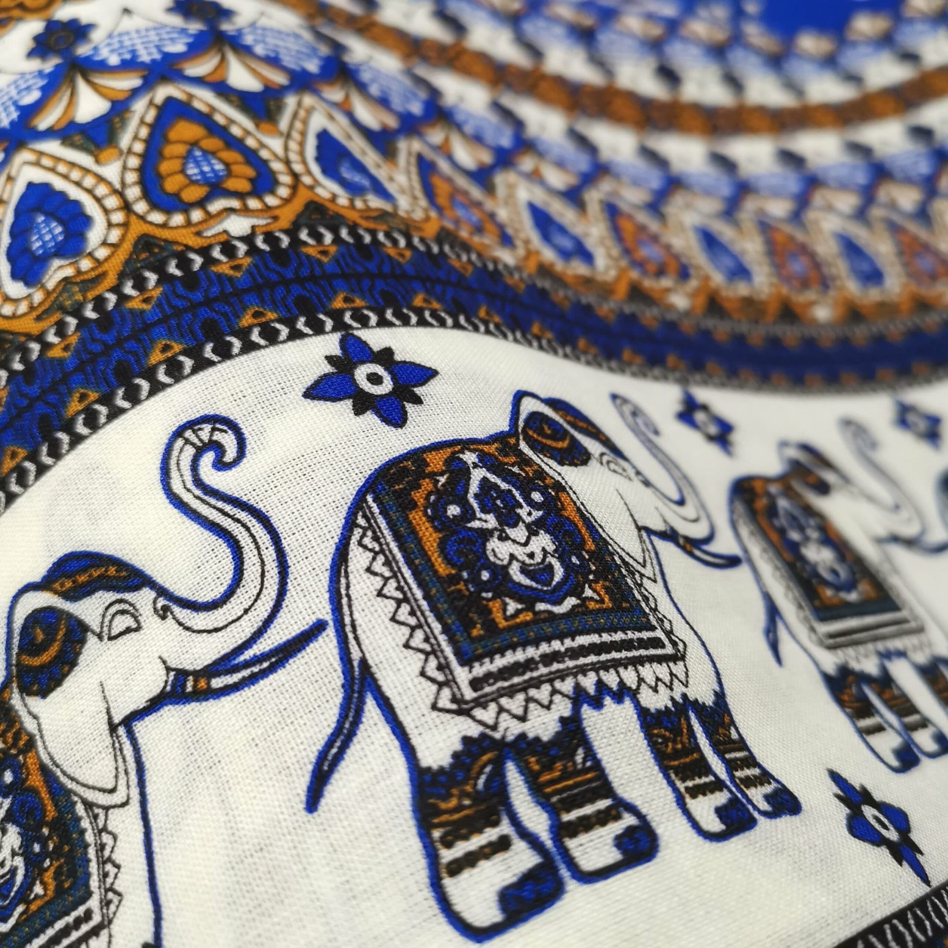 Fibrane Imprimée Éléphant Indien — vue 5