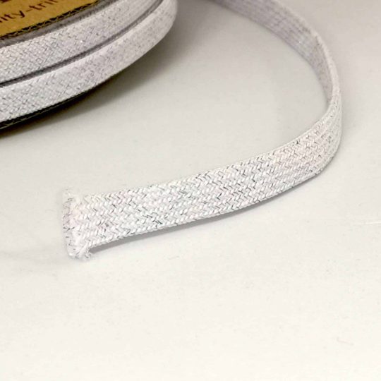 Lacet Plat Lurex 8Mm