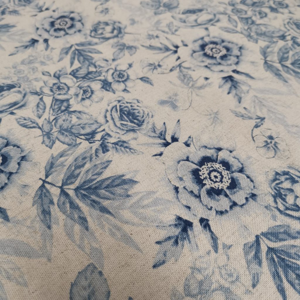 Lin Viscose Motif Fleuri — vue 2