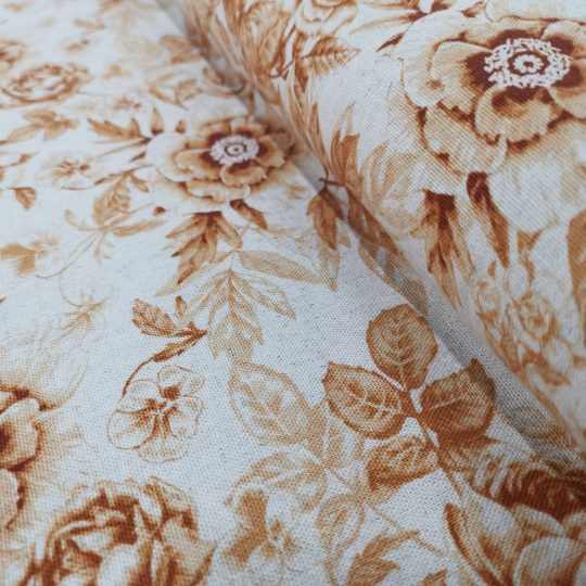 Lin Viscose Motif Fleuri — vue 7