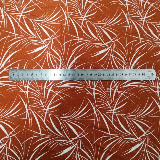 Lin Viscose Motif Fleuri — vue 2