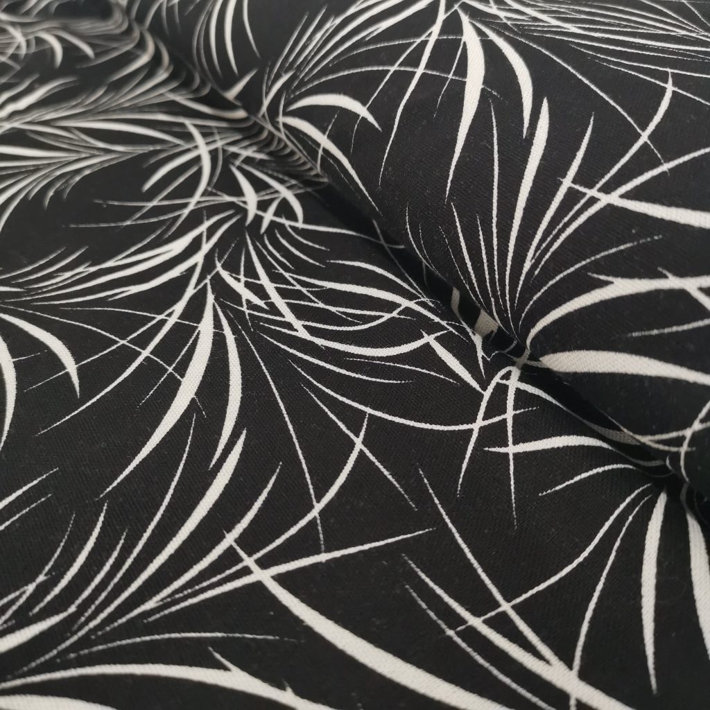 Lin Viscose Motif Fleuri — vue 3