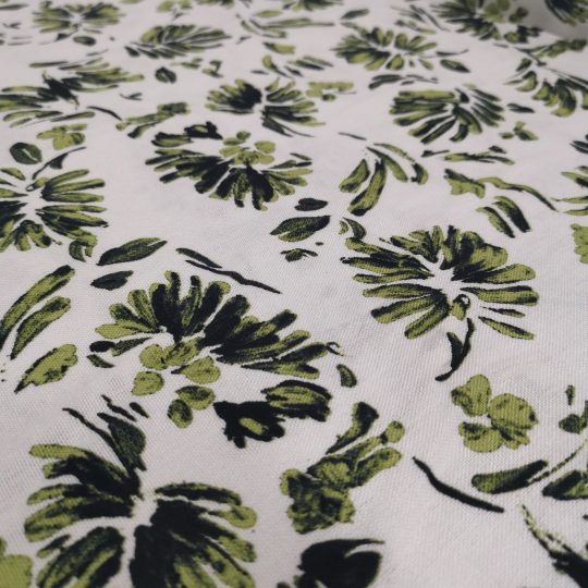 Lin Viscose Motif Fleuri — vue 5