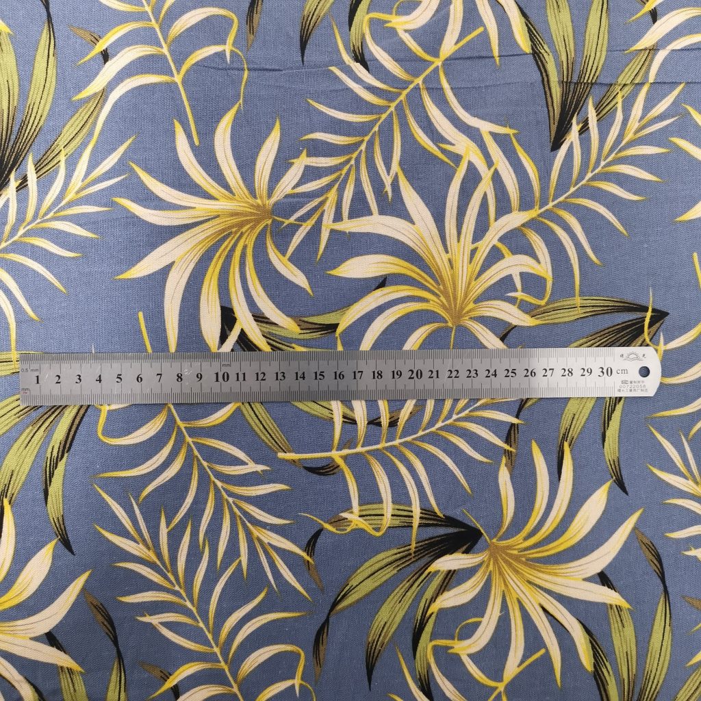 Lin Viscose Motif Fleuri — vue 4