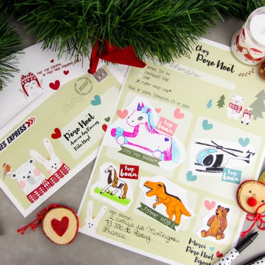 J’écris Ma Lettre Au Père Noël – Stickers — vue 3
