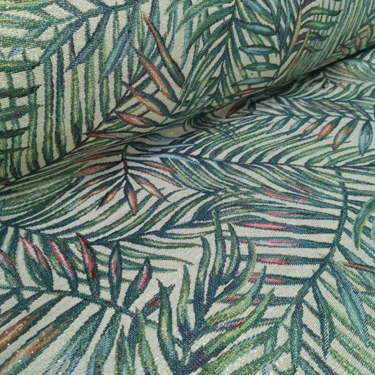 Tissu Ameublement Jacquard Lurex