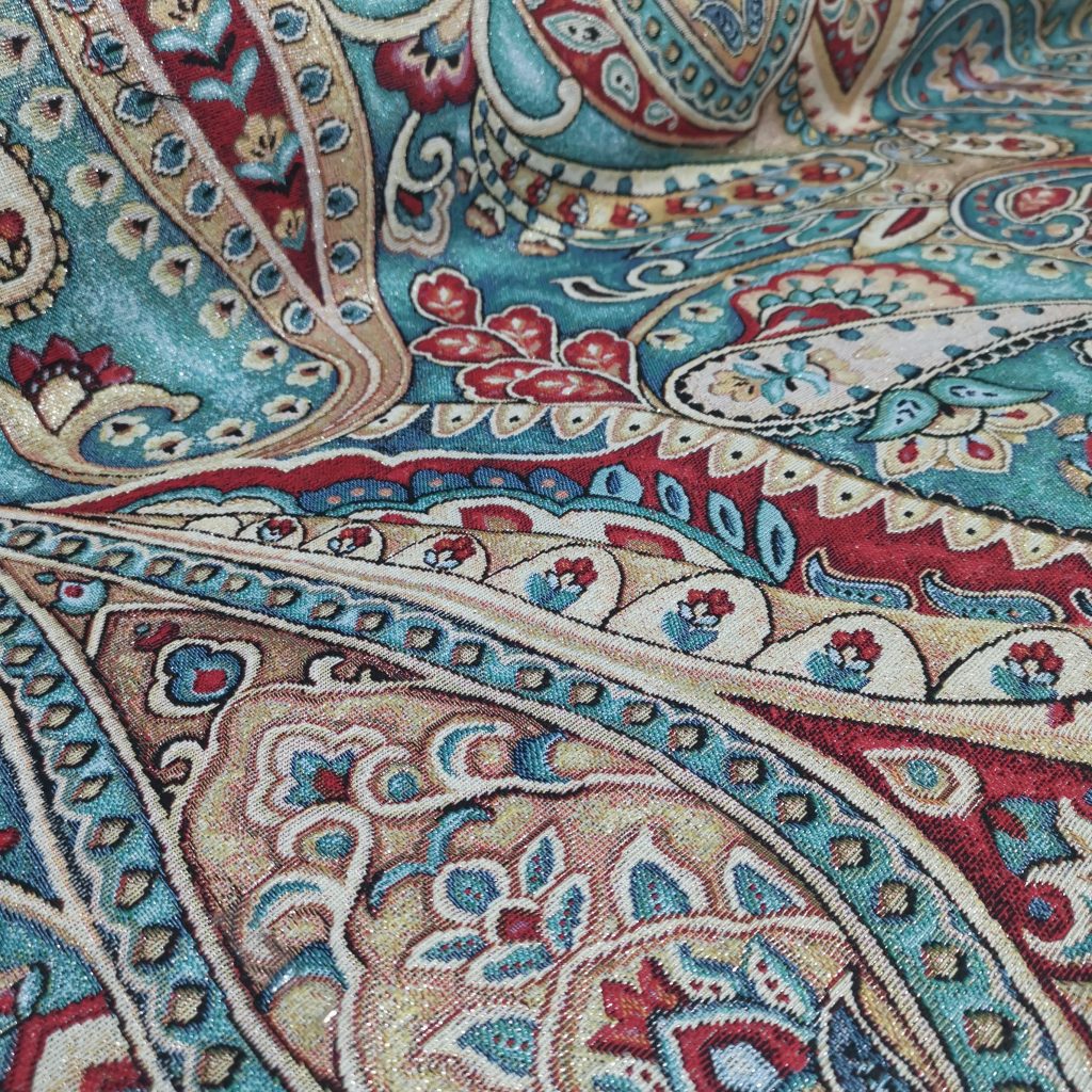 Tissu Ameublement Jacquard Lurex — vue 3