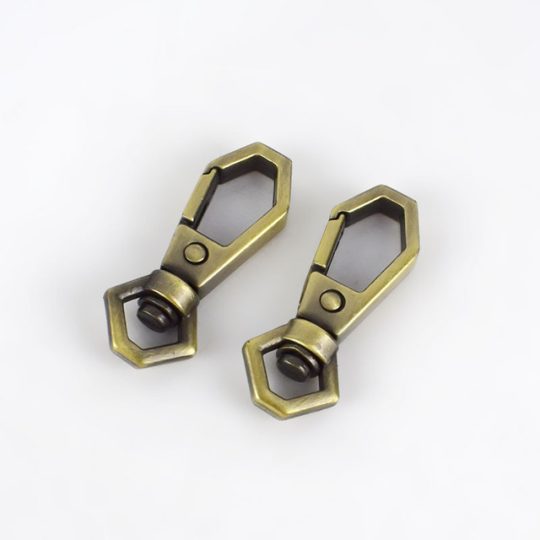 Mousqueton Fini Metal Design Carré — vue 4