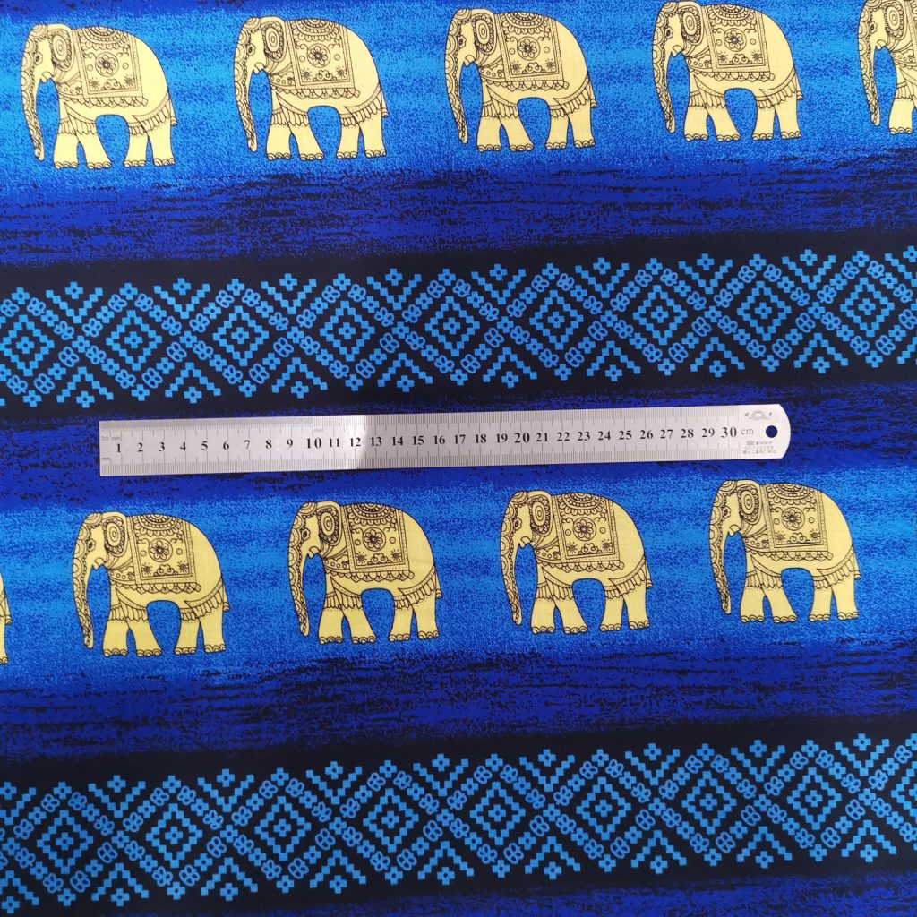 Fibrane Imprimée Éléphant Indien — vue 6