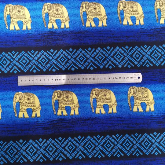 Fibrane Imprimée Éléphant Indien — vue 6