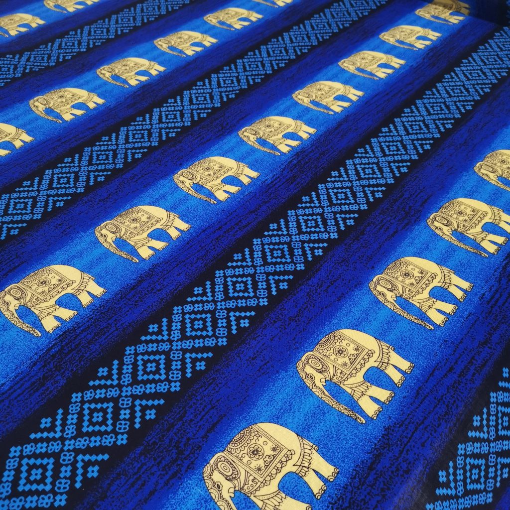Fibrane Imprimée Éléphant Indien — vue 8