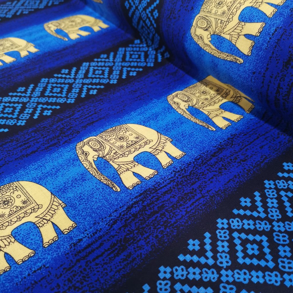 Fibrane Imprimée Éléphant Indien — vue 7