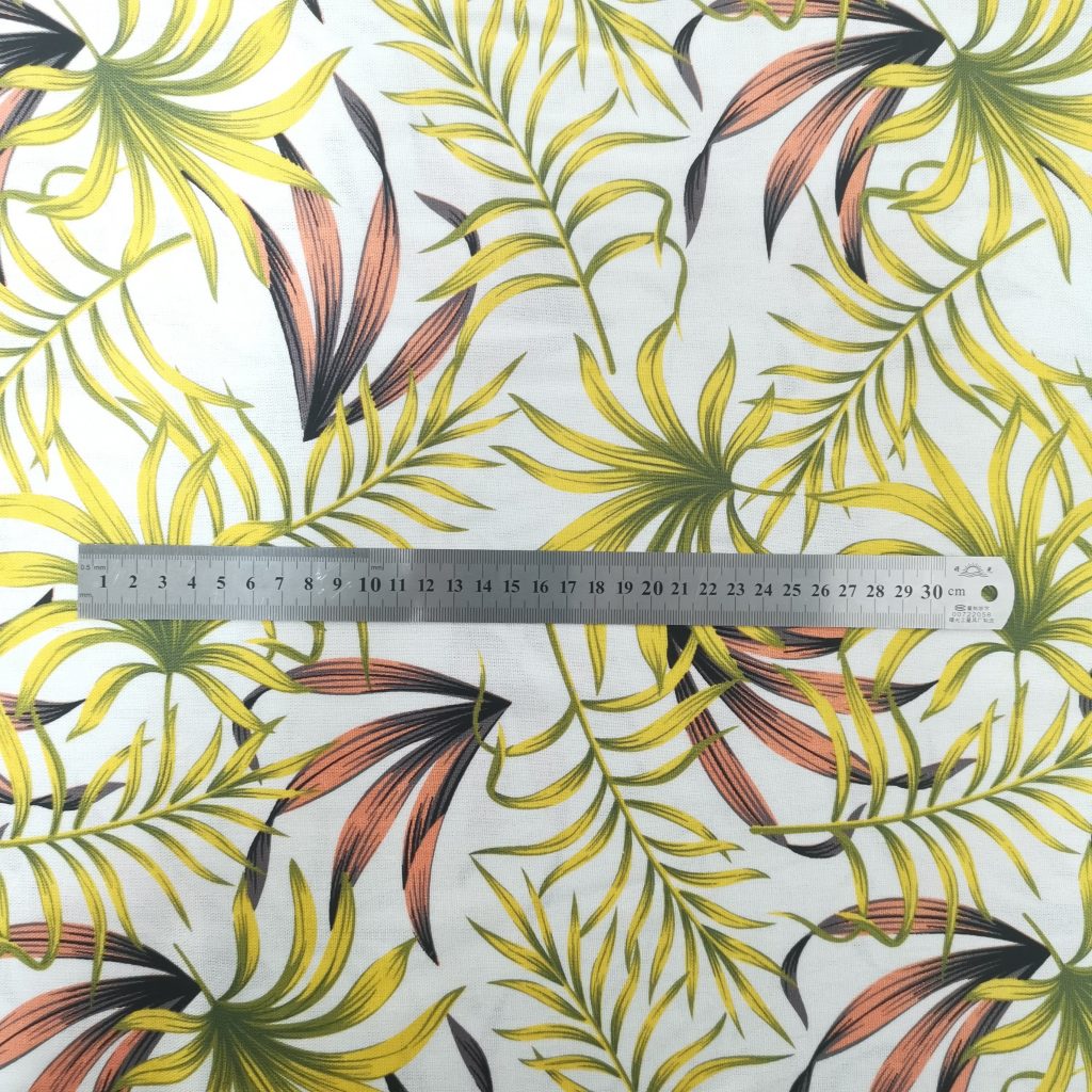 Lin Viscose Motif Fleuri — vue 8