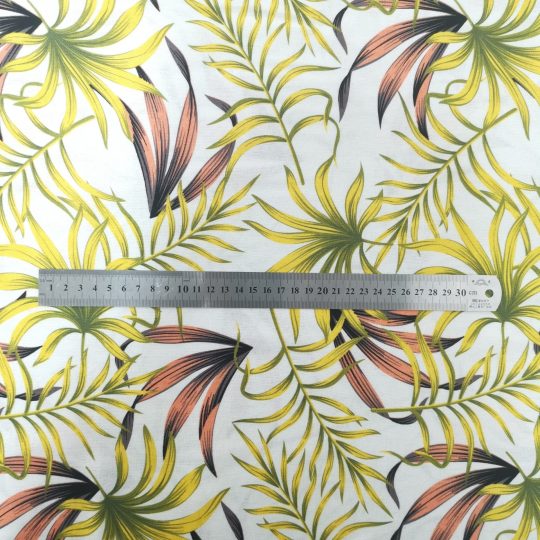 Lin Viscose Motif Fleuri — vue 8
