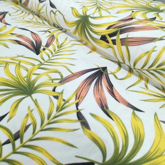 Lin Viscose Motif Fleuri — vue 9
