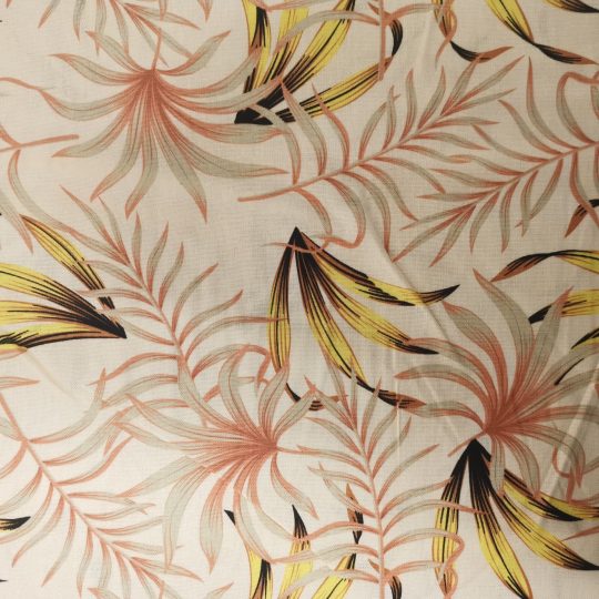 Lin Viscose Motif Fleuri — vue 7